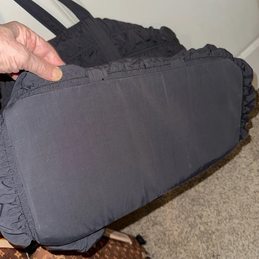 Molly Goddard Hand ruffled Elegant Black Tote Bag! Fantastic!! - Picture 5 of 6